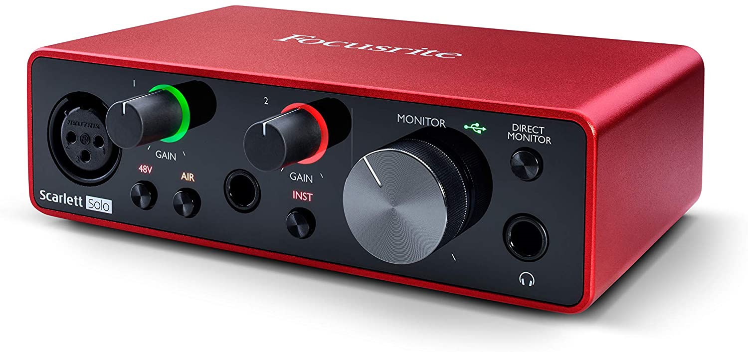 Focusrite scarlett solo 3rd Gen【新品】-